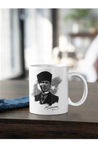 Kio Tasarım Türk Bayrağı Atatürk Imza Baskılı Kupa Beyaz Porselen Kahve Çay Yeni Yıl Yılbaşı Hediyesi Mug