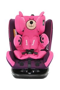 YOYKO Bear Dönebilen Yatabilir 0-36 Kg Oto Koltuğu Pembe /