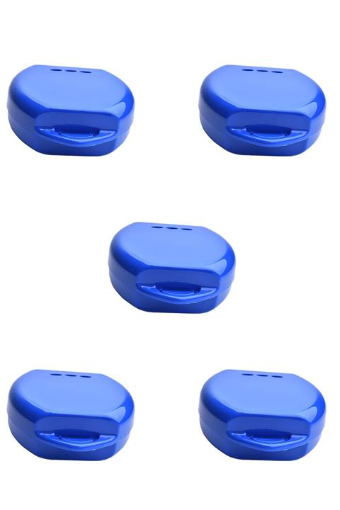 Diş Burada Mavi Protez / Aparey Kutu Küçük 5'li Set