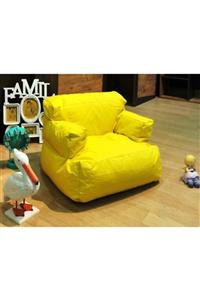 Pufumo Armutland Mini Relax Armut Puf Koltuk Sarı ( 1-8 Yaş )