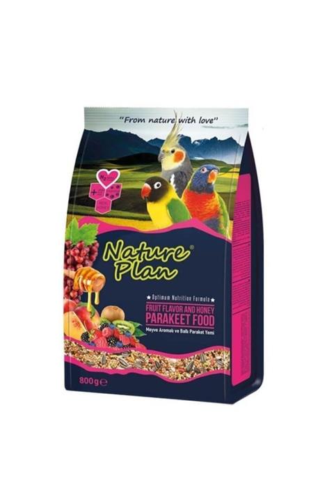 Nature Plan Paraket Yemi Sultan Cennet Papağanı Kuşu Yemi 800 gr