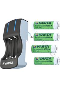 Varta Pocket 4'lü Pil Şarj Cihazı 4 Adet Şarjlı 2700mah Aa Kalem Pil