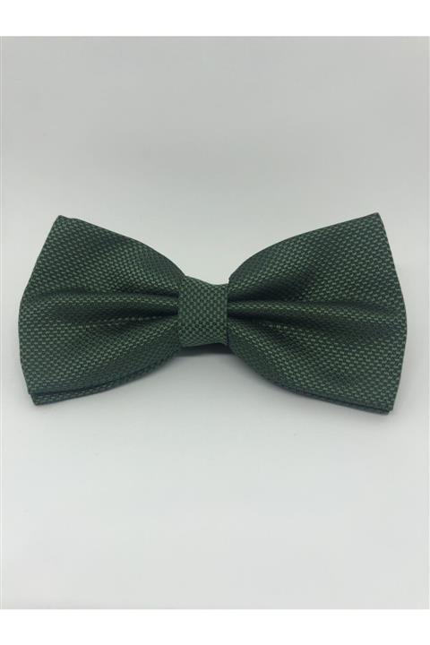 CRWAT ® Ördek Yeşili Kuşgözü Kumaş Papyon