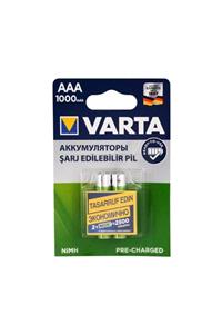 Varta Aaa Şarjlı Ince Pil 1000 Mah 2'li