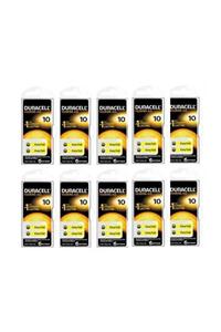 Duracell 10, PR70 Kulaklık İşitme Cihazı Pili 6'lı Paket (10 Paket)