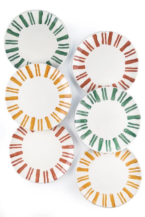 Lombardino Softline 16 Cm 6’lı Tatlı Tabağı Seti