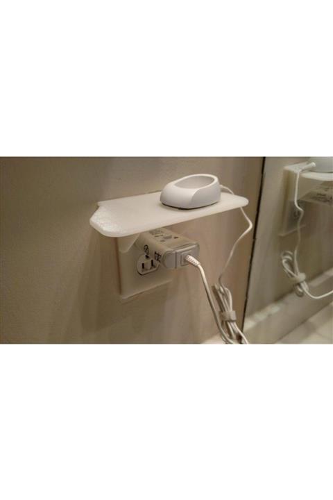 AldımGeldi Ev Elektrik Çıkış Rafı Sabitleyici Duvar Aparat Aksesuar