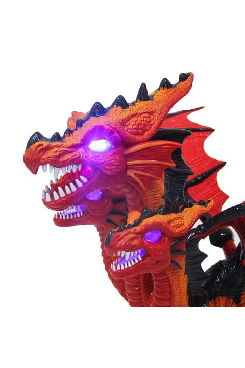 Salkım Toys Yılın Ilk Fırsatları - Sesli Ve Işıklı Yürüyen Ejderha - ™ Beyaz At®