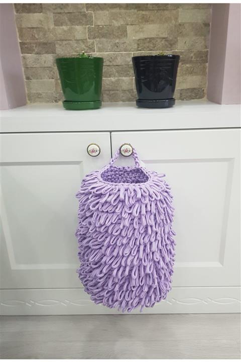 ÖRGÜM Poşetlik Lila Renk 29x16 Cm