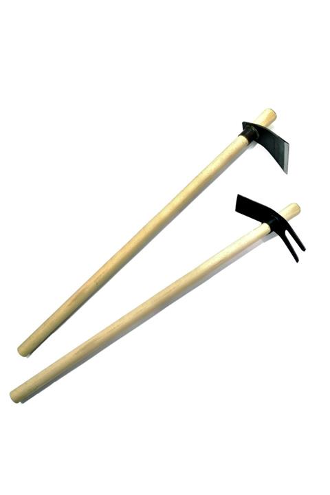 isem casting Çelikten Dövme El Yapımı Bağ Bahçe Tarla Çapa Seti-2'li