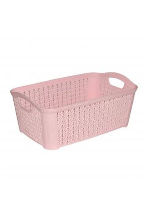 Lüx Plastik Renkli Sepet