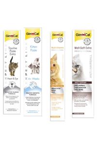 Gimcat Taurine + Kitten Paste + Multi Vitamin Paste + Anti-hairball Malt Paste Kedi Macunları