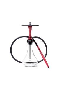 ALPHA HOOKAH Kırmızı Mat Rus Üretimi Nargile Takımı