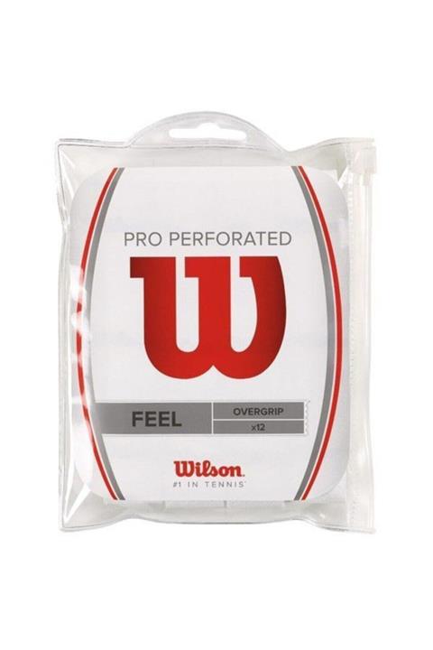 Wilson Pro Perforated 12'li Tenis Gribi Beyaz Wrz4006wh