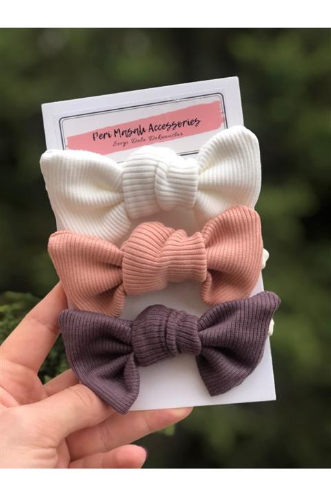 Peri Masalı Kız Bebek/çocuk 3' Lü Mini Ribana Fiyonk