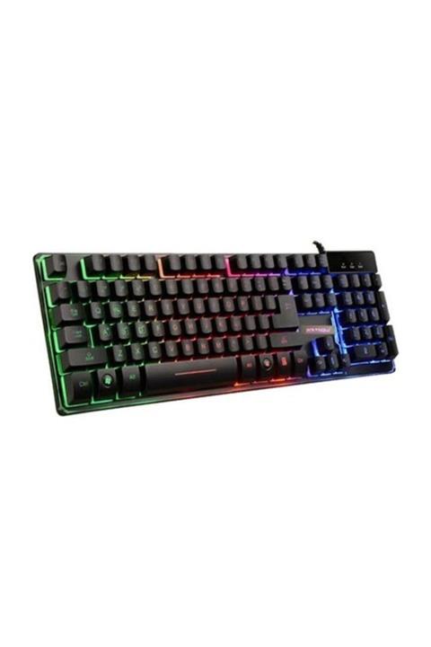 POLYGOLD K9 Ledli Gaming Mekanik Hisli Oyuncu Usb Klavye