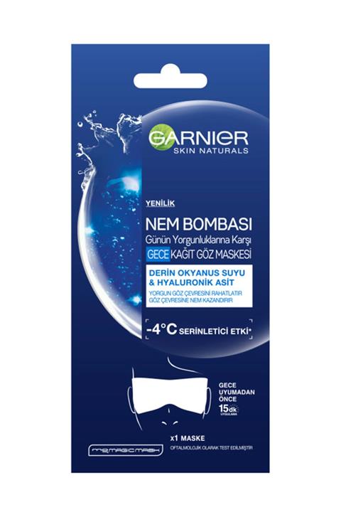Garnier Nem Bombası Gece Kağıt Göz Maskesi 6G