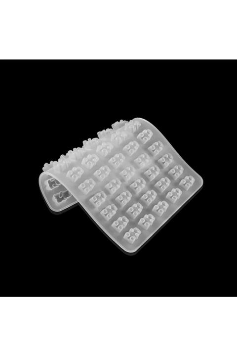 yörük home Epoksi Haribo 50li Mini Ayıcık Silikon Kalıp ( 1cm X 1,8cm. Den 50 Ayıcık Kalıbı )