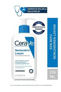 CeraVe Nemlendirici Losyon Kuru Ciltler Seramid ve Hyalüronik Asit İçerikli Yüz Vücut 236ml 3337875597210