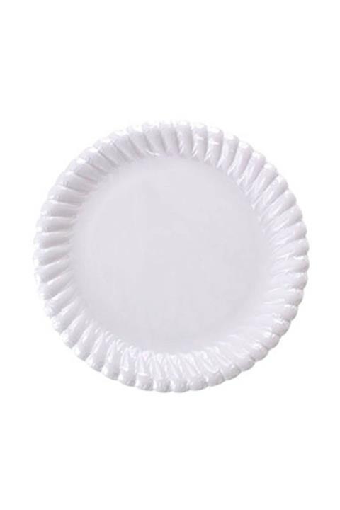 Dekoropedi Beyaz Karton Tabak 22cm 8'li