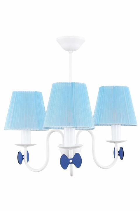 gzhome Zümra 3lü Çocuk Odası Avize Mavi Şapkalı