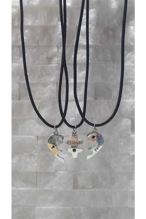 Panda 3'lü Best Friends Kolye