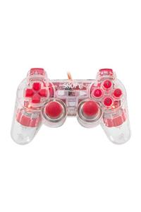 Snopy Sg-502j Usb Double Shock Şeffaf Joypad Ps3 Usb-pc-ps3