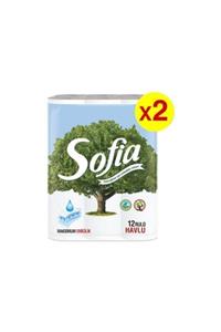 Sofia J-79 Sofıa 500847 3 Katlı Havlu 12 X 2 24 Rulo