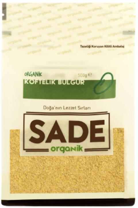 Sade Organik Köftelik Bulgur 500 Gr