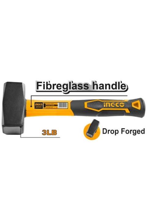 Ingco Fiberglass Saplı Balyoz 3lb