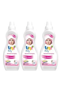 Uni Baby Konsantre Yumuşatıcı Pudra Kokulu 1200 ml x 3 Adet