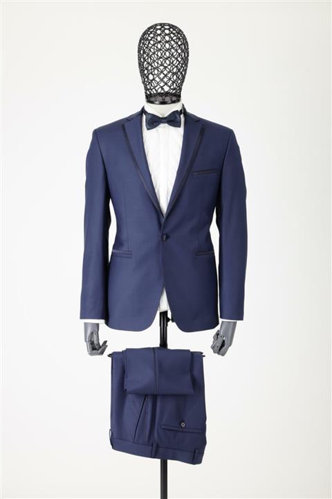 Giovane Gentile Smokin Takım Elbise Siyah