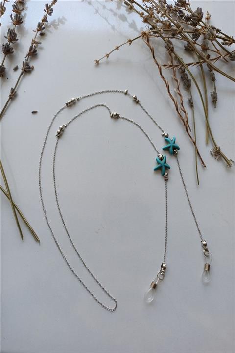 Della Pianto Colored Beads Özel Tasarım Gözlük Zinciri