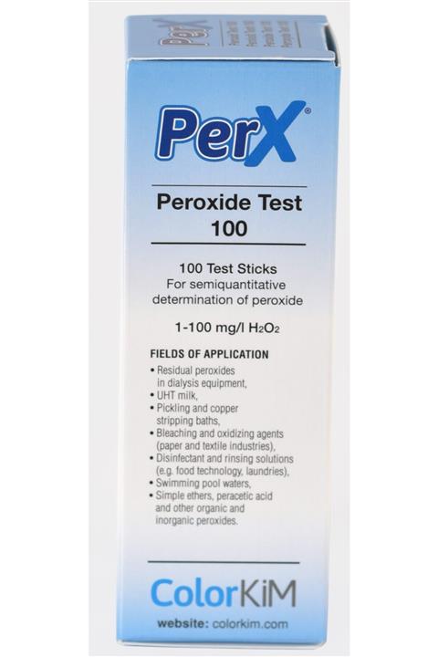 COLORKİM Yerli, Perx - Hidrojen Peroksit Test 100 Çubukları.100 Adet.