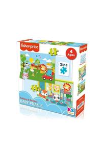 FISHER PRICE 2'li Bebek Puzzle Demiryolu Ve Uyku Zamanı