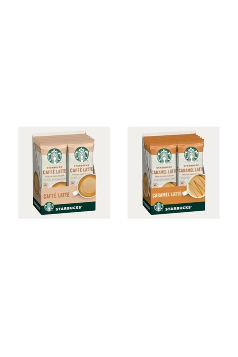 Starbucks Latte Serisi Premium Kahve Karışımı Seti (caffe Latte-caramel Latte)
