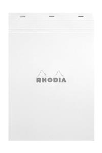 Rhodia Basic Kareli Bloknot Beyaz Kapak 80g 80 Yaprak A4