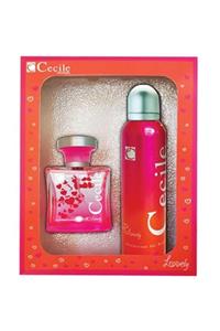 Cecile Lovely Kadın Set Parfüm 55ml Edt ve 150ml Deodorant