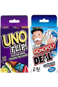 SLV Uno Flıp Ve Monopoly Deal 2'li Kart Oyunu