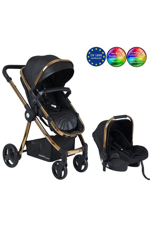 Safe Line Moon Gold Chrome Travel Sistem Bebek Arabası