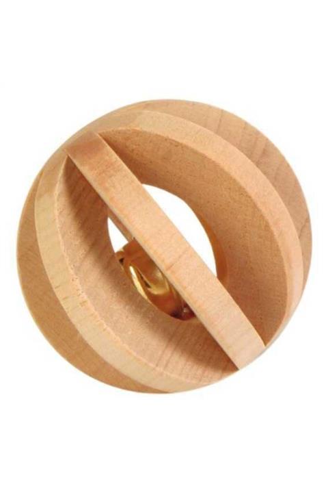 Trixie Kemirgen Tahta Zilli Oyuncak Ø 6 Cm