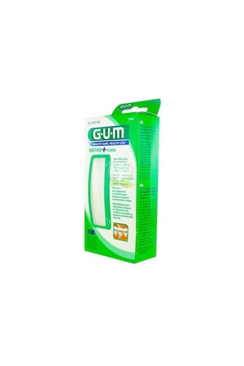 Sunstar GUM Gum Ortho Floss 100 Lü Diş Ipi