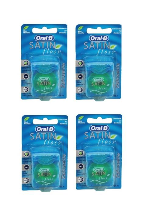 OralB Diş Ipi Satin Floss 25m.x 4 Adet