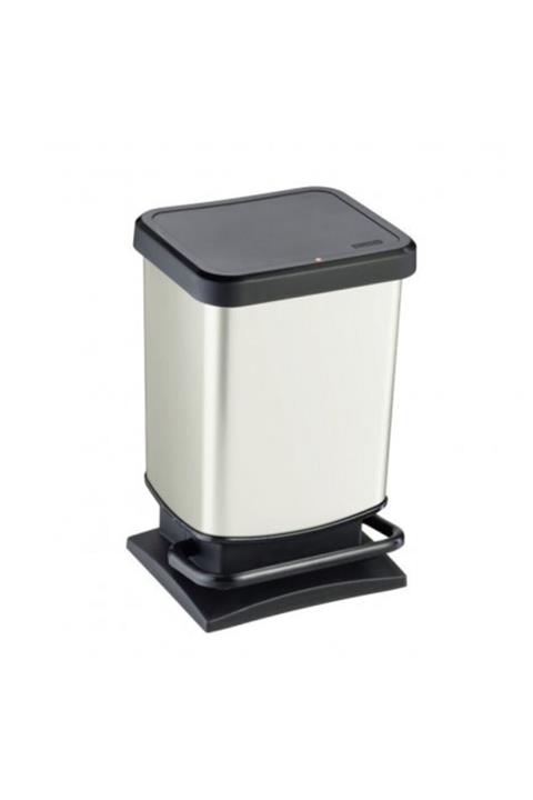 BADEPO Rotho Paso Pedallı Çöp Kutusu 20l Beyaz