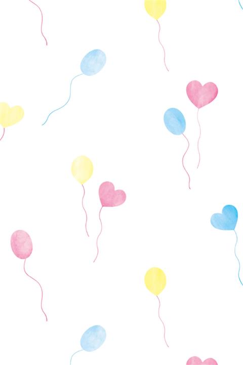 İnci Concept Renkli Balon Desenli 432-2 Çocuk Odası Duvar Kağıdı 5 M²