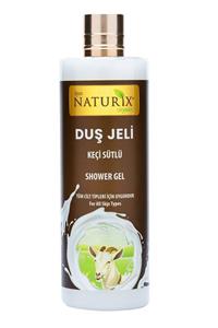 Ilgaz Naturix Organix 400 ml Keçi Sütü Duş Jeli Nemlendirici Cilt Pürüzsüzleştirici Yoğun Nemlendirici Temizleme Duş Jeli