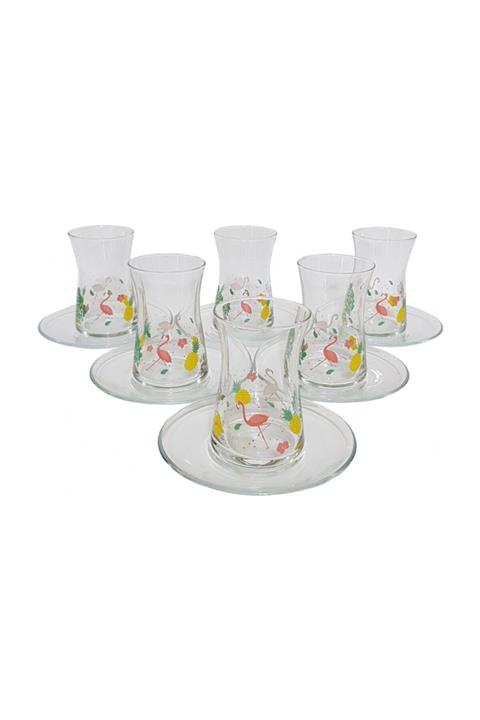 Paşabahçe Çay Takımı Aloha 12 Parça Desenli 95483