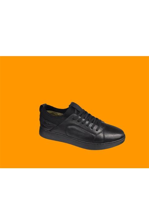 Ars Yeni Sezon A R S Siyah Ortopedi Deri Ayakkabı