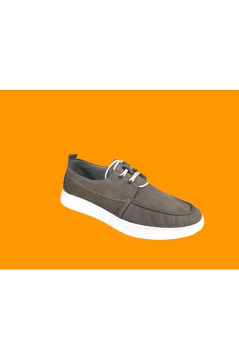 Ars Yeni Sezon A R S Gri Deri Ayakkabı