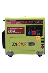 GenPower Gdg 9500 Tec Oto 8,8 Kva Dizel Trifaze Ses Izolasyon Kabinli Otomatik Transfer Panolu Jen.